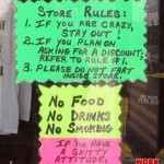 best funny shop sign