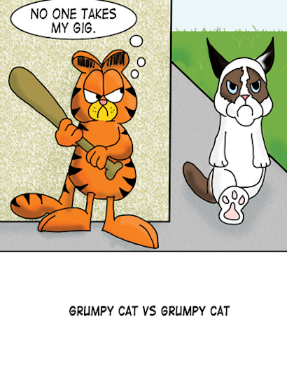 lol grumpy cat cartoon