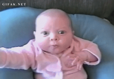 This baby is clearly practicing using the FORCE and is being trained by Yoda.