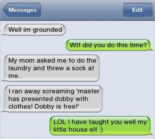 hilarious texting jokes