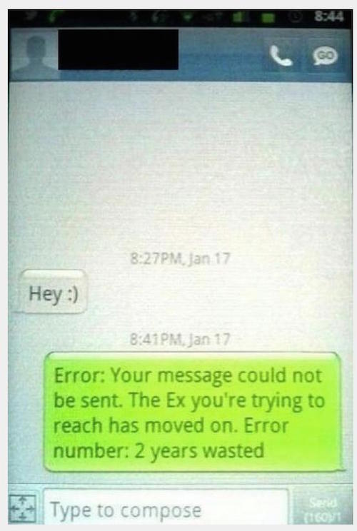 funniest texts from an ex