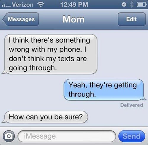 funny mom text fails