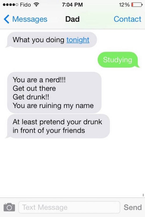 hilarious parent texts