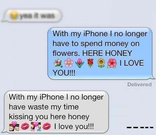 Texting flirt fails