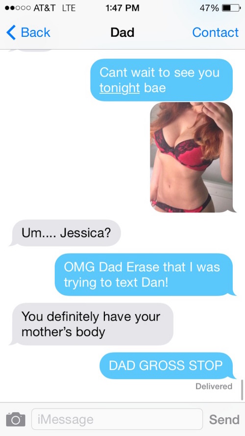 sexting jokes.