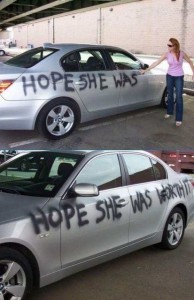 Revenge on a cheating boyfriend.